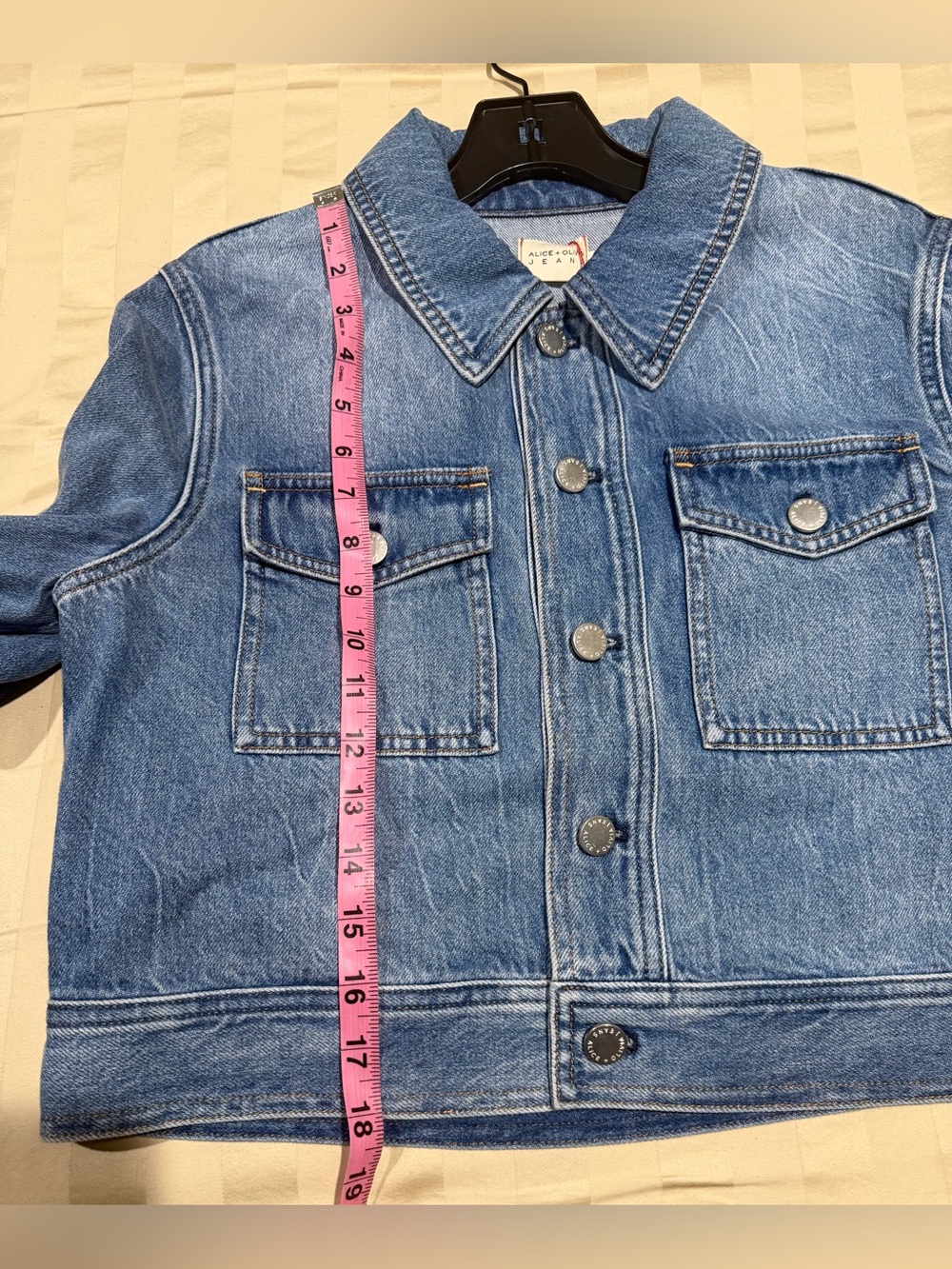 Alice + Olivia Tiff Denim Jacket - Picture 11 of 13